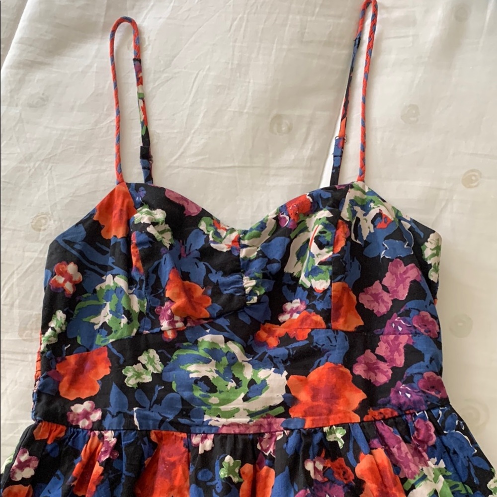 Floral Multicolor Women's Dress - Picture 5 of 5